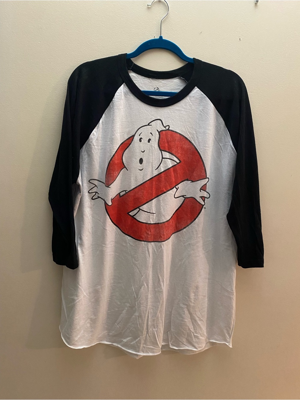 Ghostbusters Logo Raglan Tee 3/4 sleeves